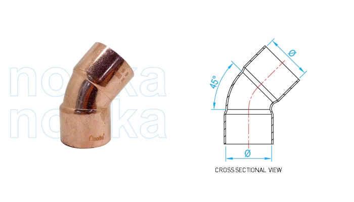 Capillary 45°  Elbow